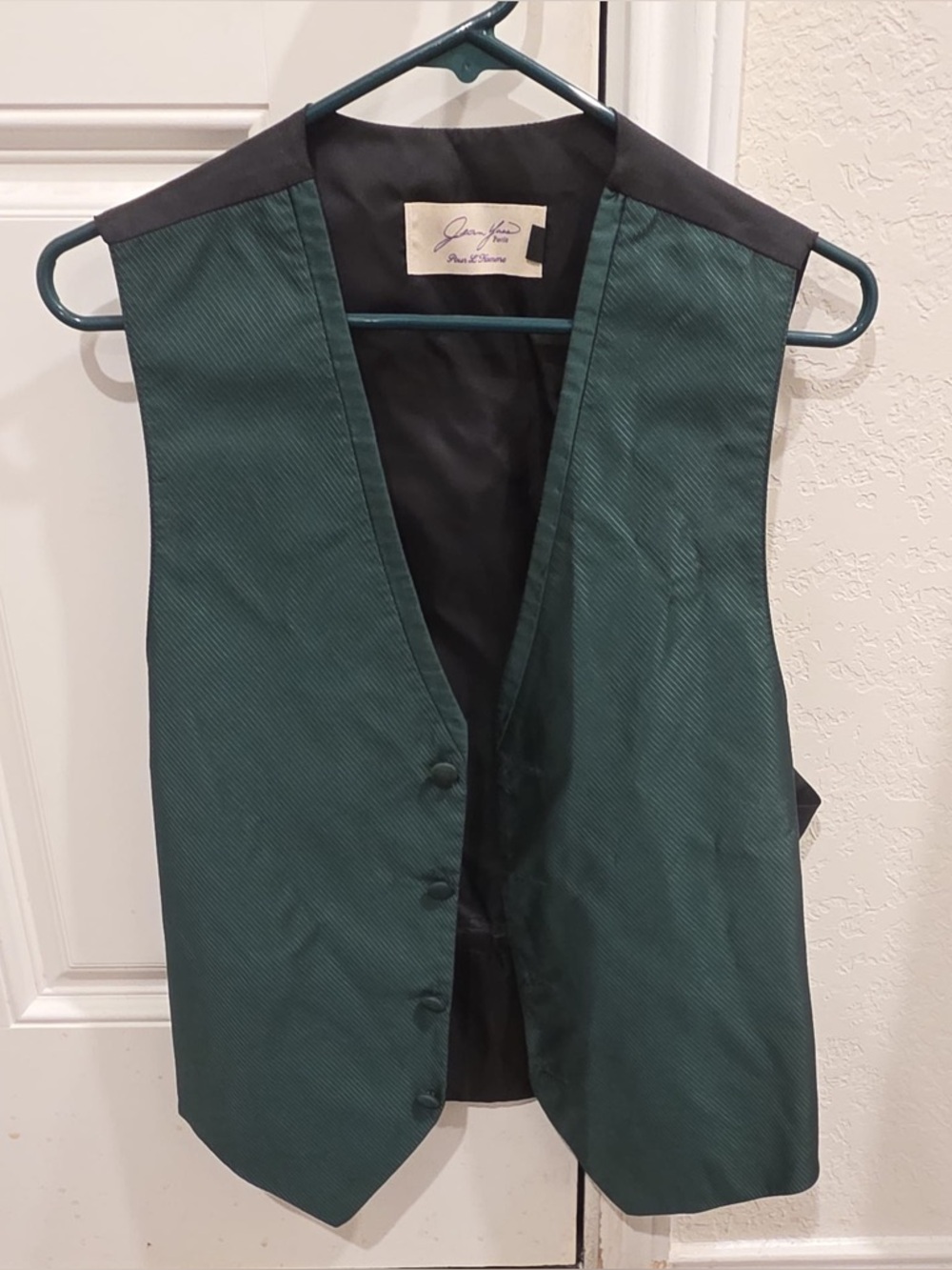 Vintage Jean Yves Paris Pour L'Homme Black Jacket Label